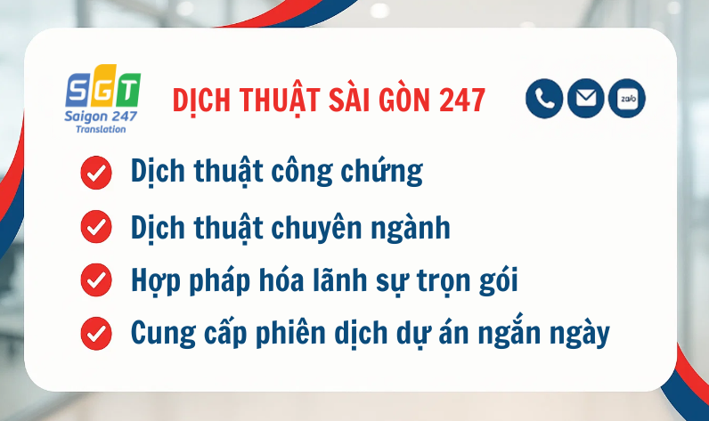 Dịch Thuật Sài Gòn 247