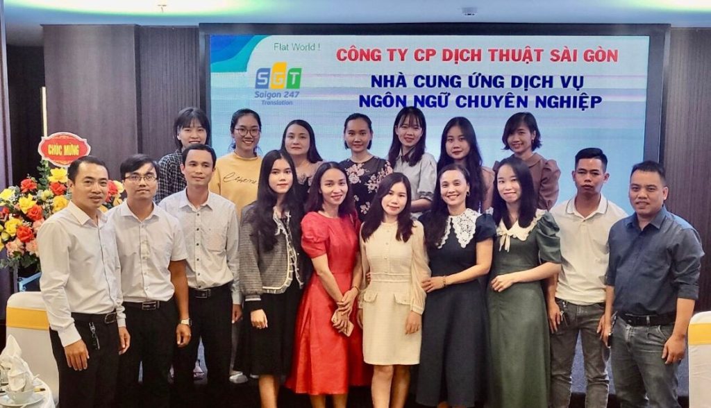 Đội ngũ biên dịch viên tại Công ty CP Dịch thuật Sài gòn